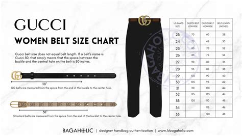 gucci women's belt size chart.